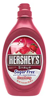 Hersheys Sugar-Free Strawberry Syrup, 17 oz bottles (pack of 4) — photo 5