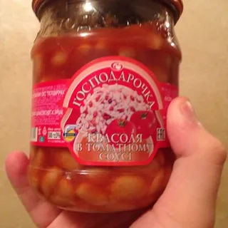 Khoziaiushka Beans in Tomato Sauce 500g — photo 4