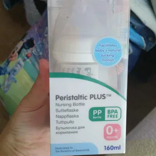 Пляшка Pigeon Peristaltic Plus з соскою від 0 міс. SS 160 мл — фото 2