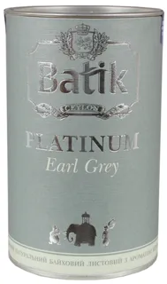 Batik Black Tea Platinum loose leaf with bergamot 100g Tube — photo 6