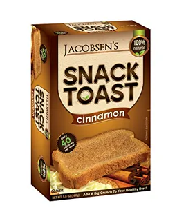 Jacobsens Cinnamon Snack Toast, 5.6 oz (6 pack) — photo 2