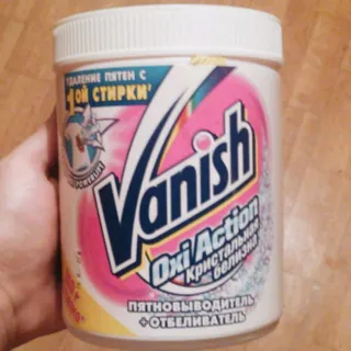 Vanish Oxi Action Crystal White Stain Remover 1000g — photo 4
