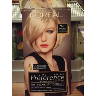 L'Oreal Recital Hair Dye 9.1 Very Light Ash Blonde — photo 2