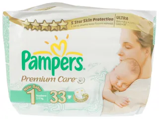 Pampers Newborn Premium Care Diapers Baby Size 2 5kg 33pcs — photo 5