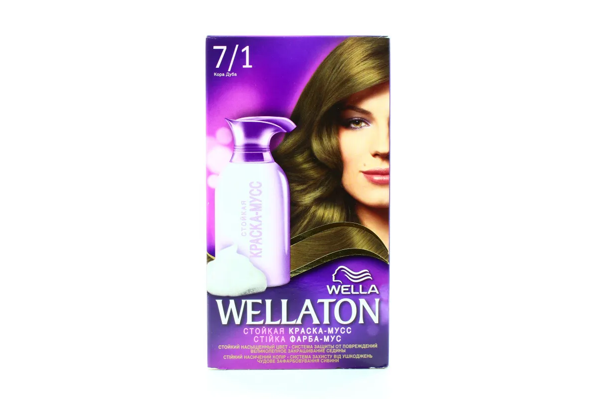 Wellaton Hair Color Mousse 7/1 Oak Bark
