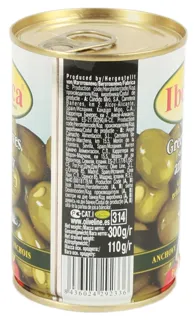 Iberica Green Olives with Anchovy Tin 300g — photo 2
