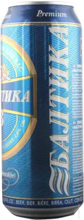 Baltika Classic No. 3 Light Pasteurized Beer Can 4.8% 500ml — photo 4