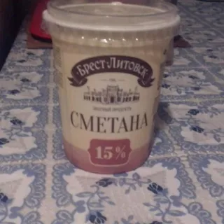 Brest-lytovsk Sour Cream 15%, 400 g — photo 2