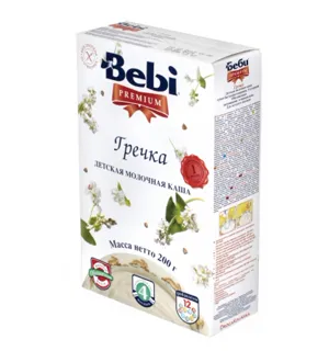 Каша дитяча Bebi Преміум гречана молочна суха швидкорозчинна з 4 місяців 200г — фото 5