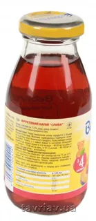 Bebivita Plum Juice 0.2L Glass Bottle from 4 Months — photo 6