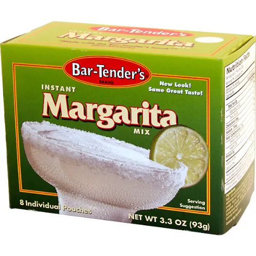 Миттєвий мікс коктейлів Маргарита Bar-Tender: набір 12 коробок - 96 пакетиків
