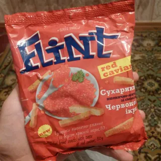 Flint Croutons Red Caviar Flavor Flow Pack 80g — photo 5