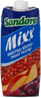 Sandora Nectar Mix Grape-Apple-Pomegranate Clarified Pasteurized Tetra Pak 500ml — photo 5