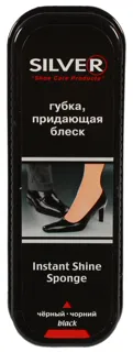 Silver Standard Shoe Shine Sponge Black 42g — photo 3
