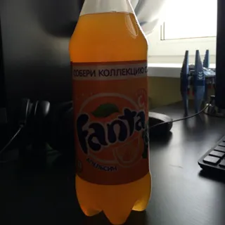 Fanta Orange drink plastic bottle 1L — photo 6