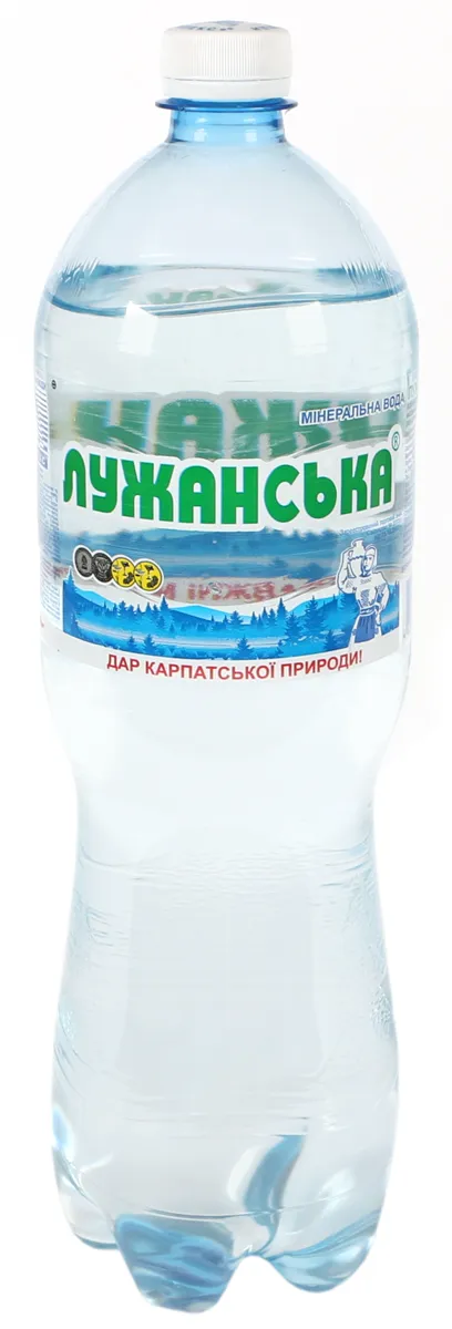 Luzhanska Mineral Water Medicinal Table Strongly Carbonated 1.5L