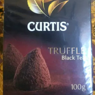 Curtis Truffle Black Tea Black Medium Leaf with Truffle Flavor and Cocoa Beans 100g — photo 3