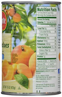 Del Monte Lite Apricots in Extra Syrup, 15 oz can (6 pack) — photo 8