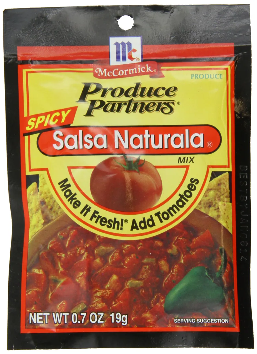 Продукція Партнери Salsa Naturala Mix Пряний, 0,7 унції (пакет 12 шт.)