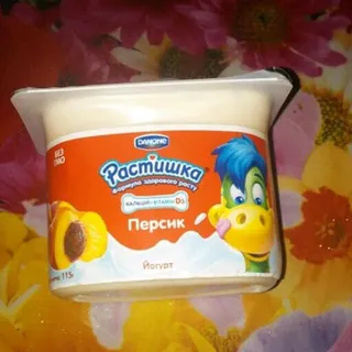 Rastishka Peach Yogurt 2.5% Plastic Cup 115g — photo 6