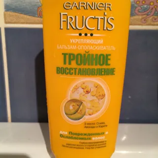 Бальзам-ополіскувач Garnier Fructis Потрійне відновлення 200 мл — фото 12