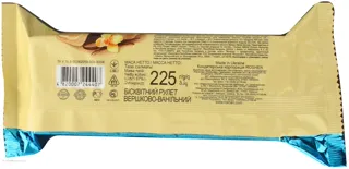 Roshen Cream Vanilla Biscuit Roll 225g — photo 2