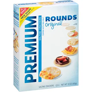 Premium Round Original Salted Crackers, 10 oz (pack of 6) — photo 4