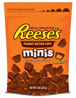 Reeses Peanut Butter Cups Minis, 8 oz Bags (Pack of 4) — photo 7