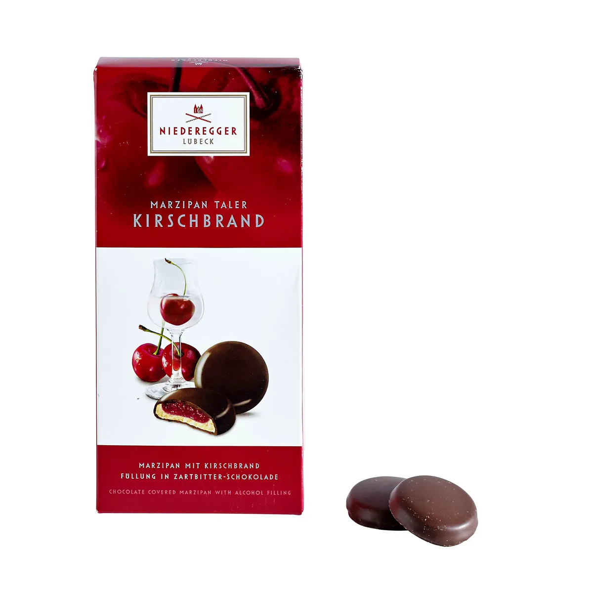Dark Chocolate Marzipan with Cherry Liqueur