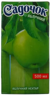 Sadochok Apple Nectar Tetra Pak 500ml — photo 6