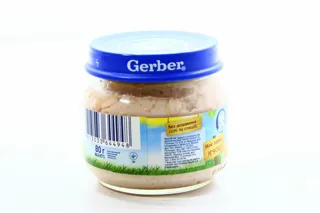 Gerber Tender Chicken Puree for Children from 6 Months Glass Jar 80g — photo 2