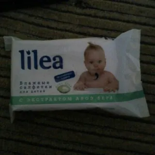 Lilea Wet Wipes for Kids, Aloe 72 pcs — photo 2
