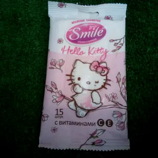Smile Hello Kitty Wet Wipes 15 pcs — photo 7
