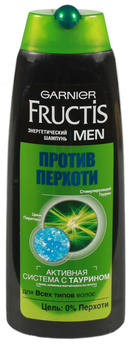 Garnier Fructis Men Anti-Dandruff Shampoo with Taurine 250ml