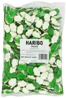 Haribo Gummies, Frogs, 5 lb Bag — photo 2
