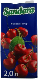 Sandora Cherry Nectar Clarified Pasteurized 2L — photo 3