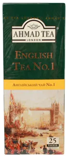 Чай Ahmad Tea чорний Англійський №1, 25 пакетиків — фото 2