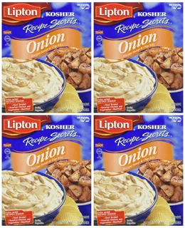 Lipton Recipe Secrets Kosher Onion Soup & Dip Mix Four 2-Pack Boxes — photo 9