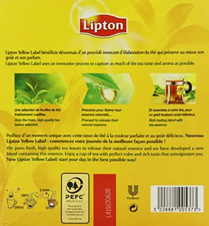 Чай Lipton Yellow Label чорний 2г х 100шт — фото 7