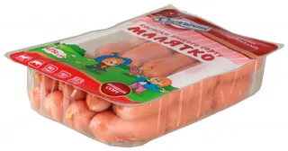 Yuvileiny Malyatko Sausages, boiled, 475g — photo 2