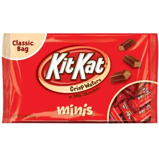 Kit Kat Minis, Crisp Wafers in Milk Chocolate, 11 oz Bag (4 Pack) — photo 4