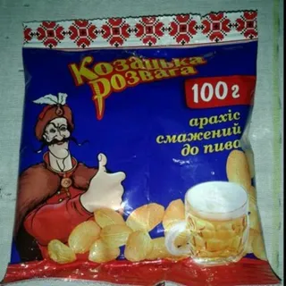 Kozatska Rozvaha Roasted Salted Peanuts for Beer 100g — photo 7