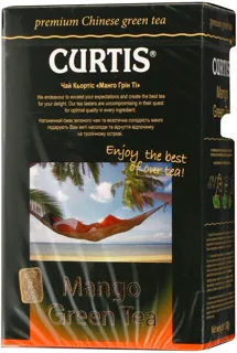 Curtis Mango Green Tea Large Leaf with Mango and Pineapple Aroma 100g — photo 5