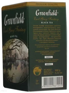 Greenfield Earl Grey Fantasy Ceylon Black Tea with Bergamot Loose 100g — photo 4