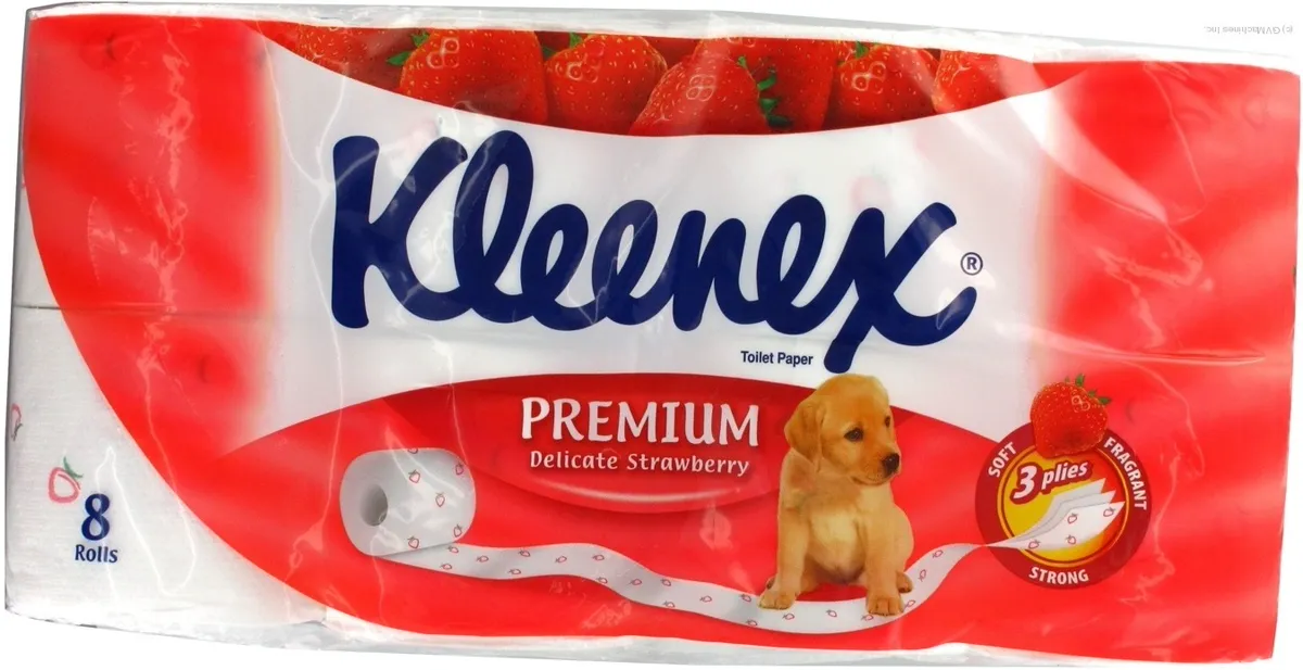 Kleenex Strawberry Scented Toilet Paper 8pcs