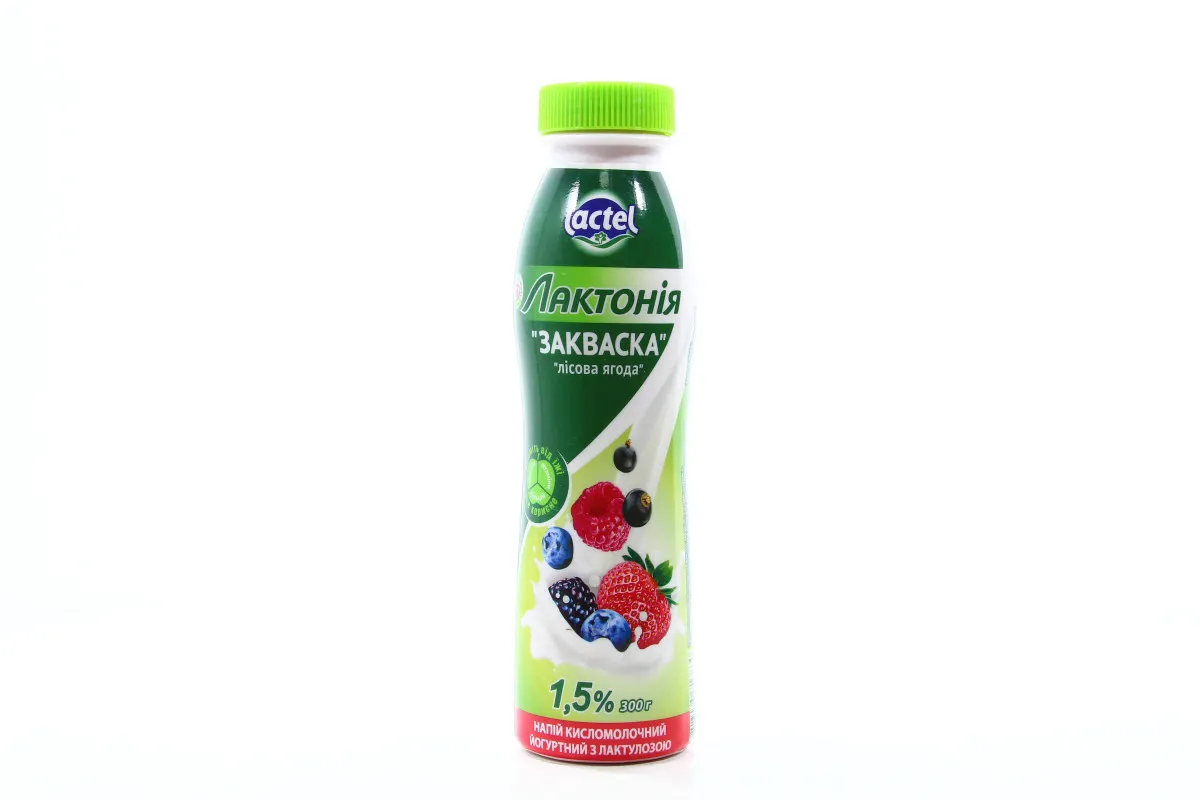 Lactel Laktoniya Starter Culture with Lactulose Forest Berry 1.5% 300g