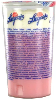 Zott Lejua Strawberry Pasteurized Milk Dessert 175g Plastic Cup — photo 2