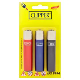 Clipper Flint Refillable Solid Color Lighter