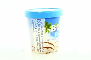 Bounty creamy ice cream with soft coconut pulp and chocolate layer 500ml — photo 8