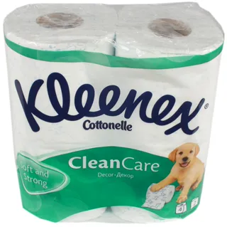 Kleenex Decor Toilet Paper White-Blue 4pcs — photo 2